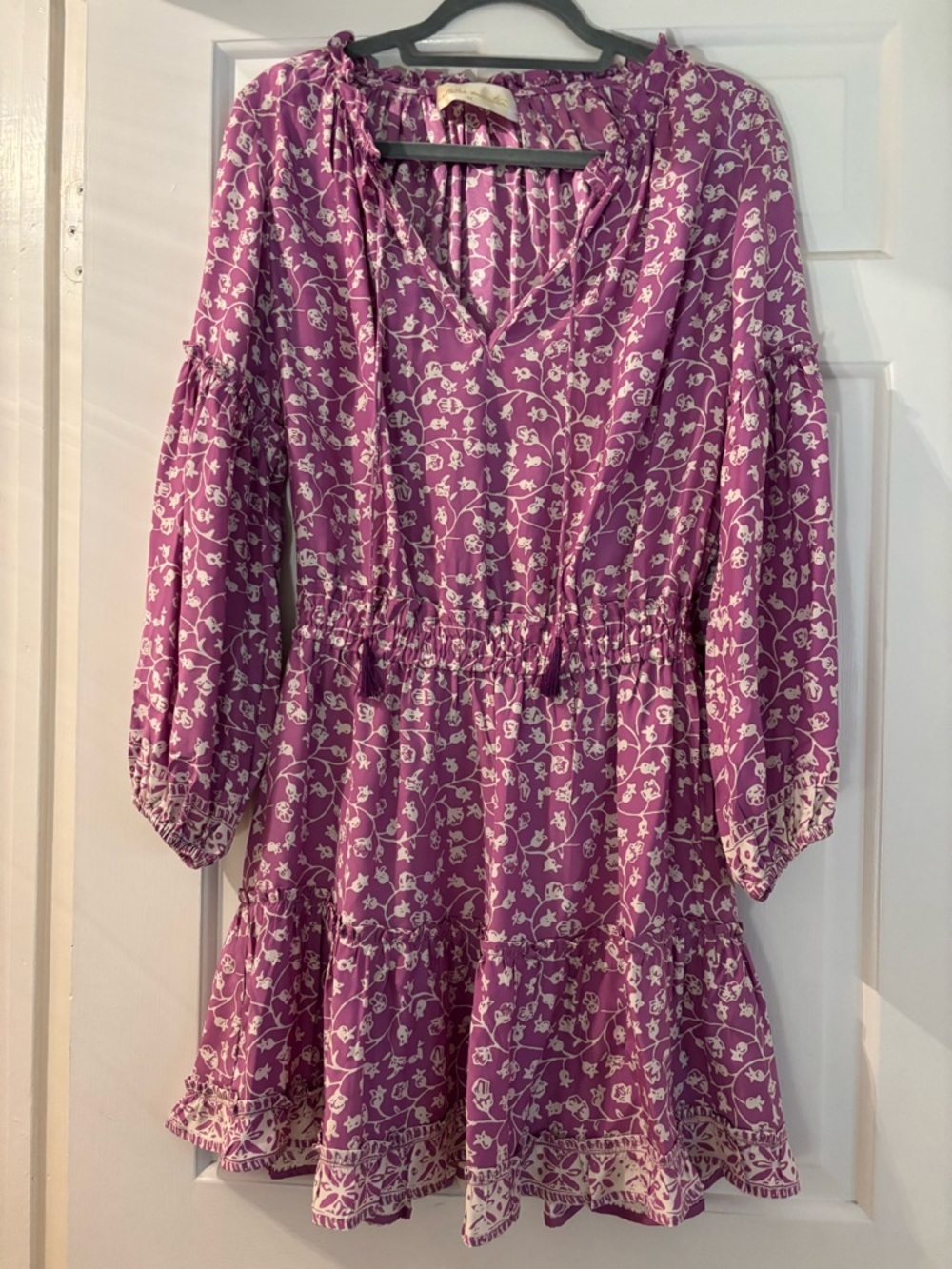 Natalie Martin Purple Floral Dress